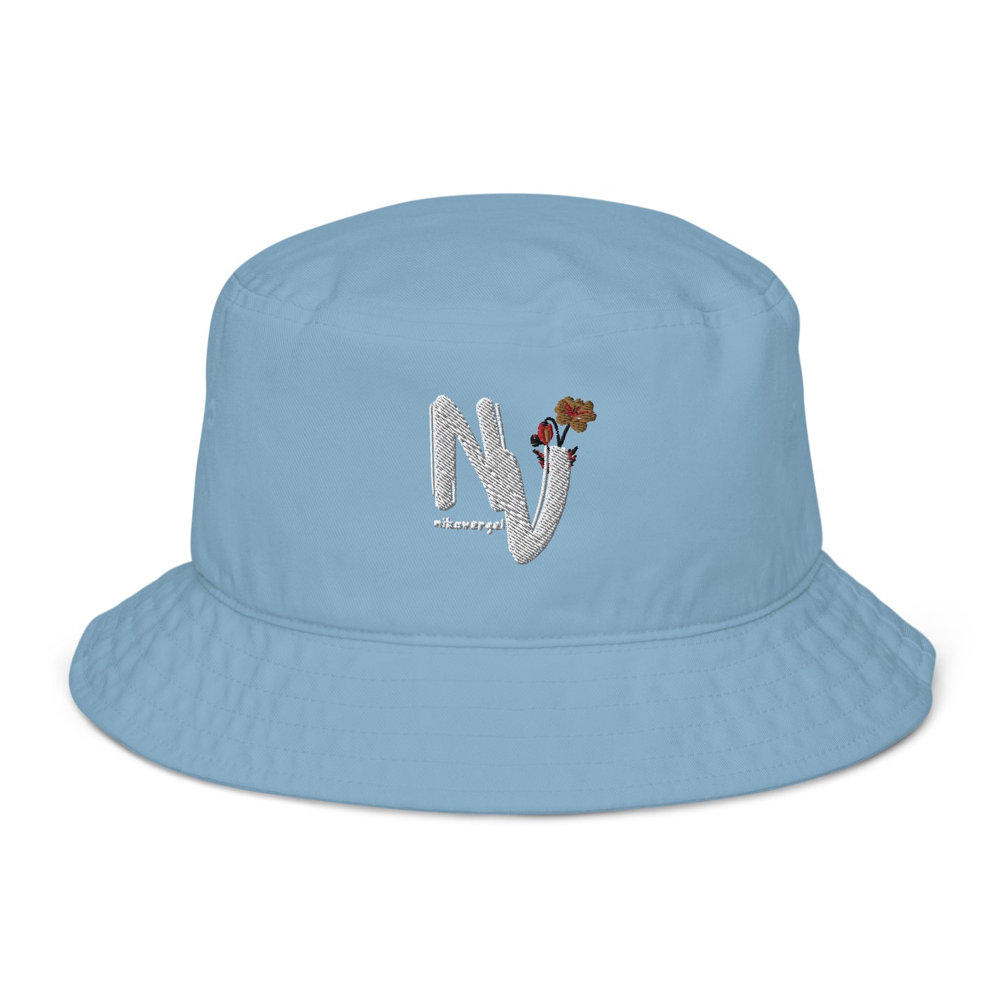 "nikovergel" Logo Bucket Hat