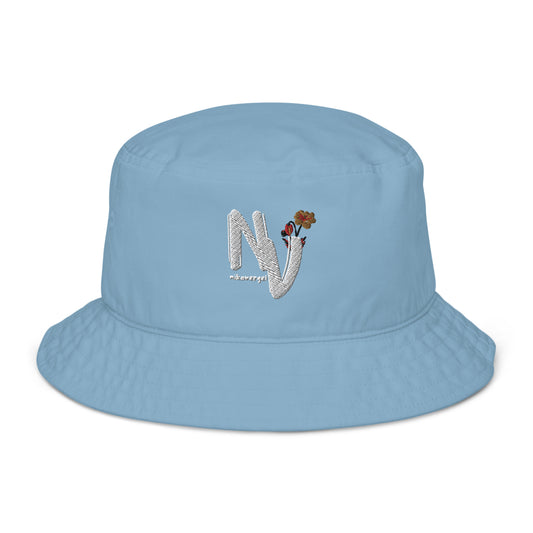 "nikovergel" Logo Bucket Hat